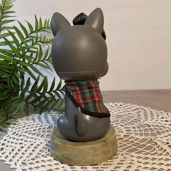 Vintage Dakin Scottish Terrier Dressed In Tartan Plaid - Picture 9 of 13